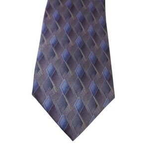 Umberto Bossi Geometric 100% Silk Men’s Neck Tie NWT